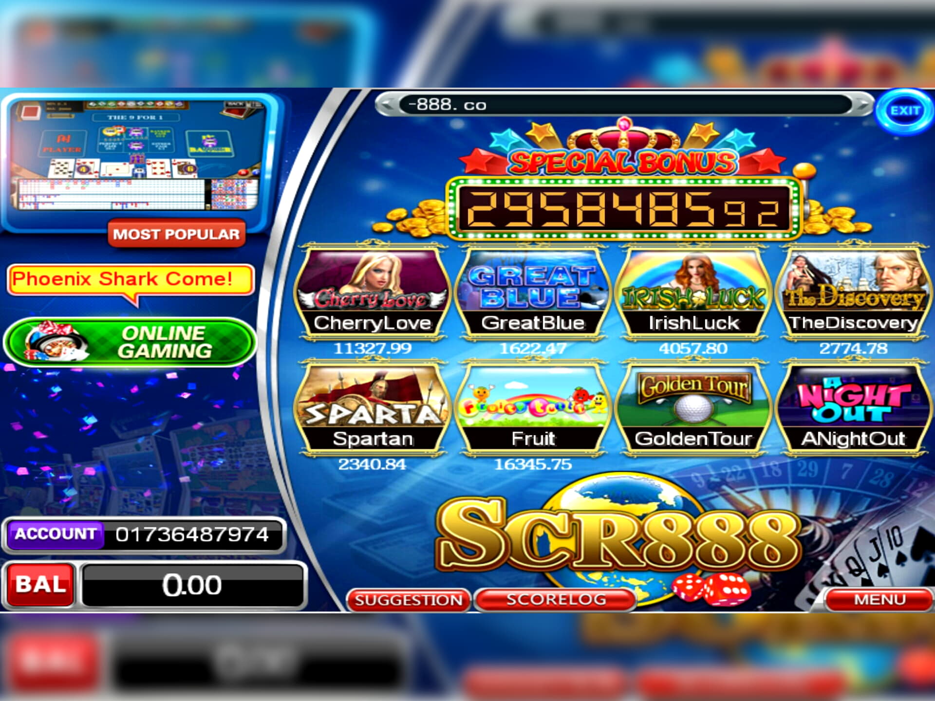 820% Signup casino bonus at Spin Palace Casino