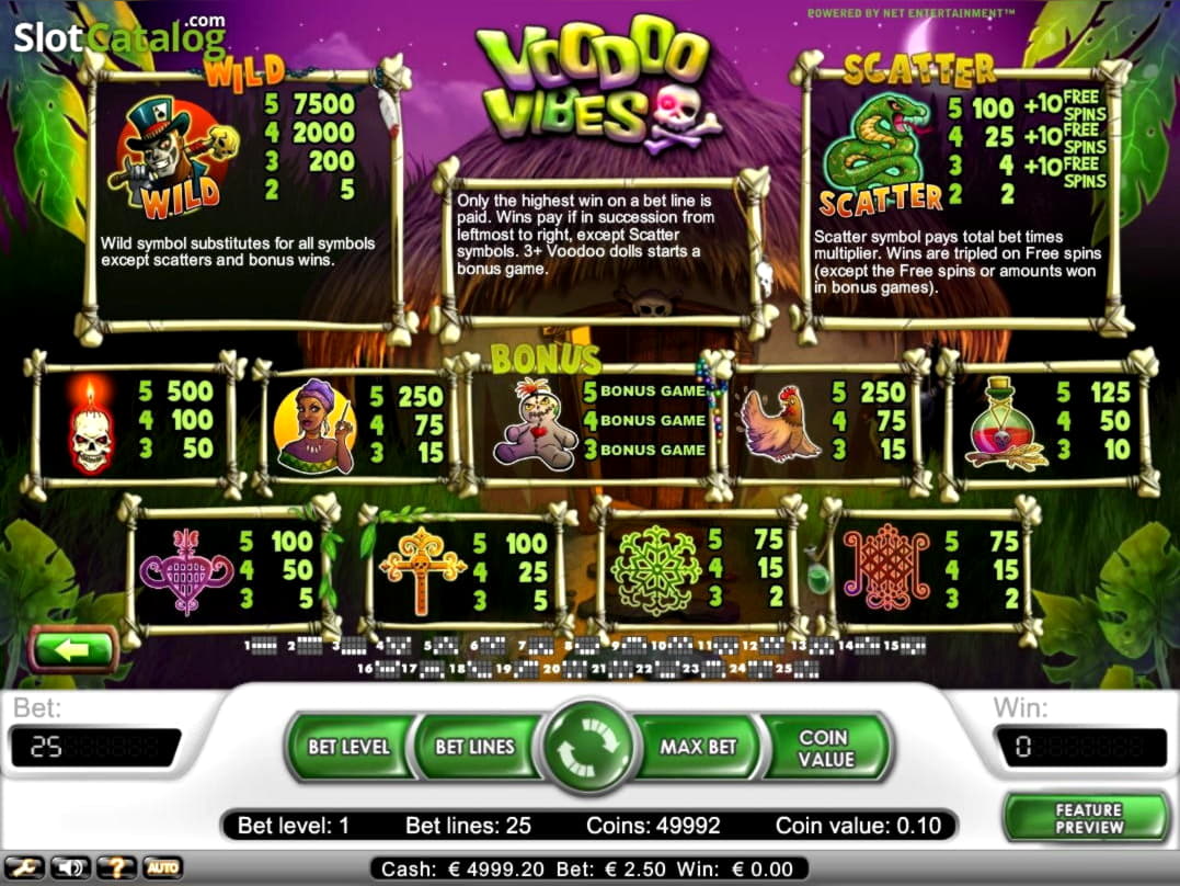 Eur 405 free chip at Vegas Paradise Casino