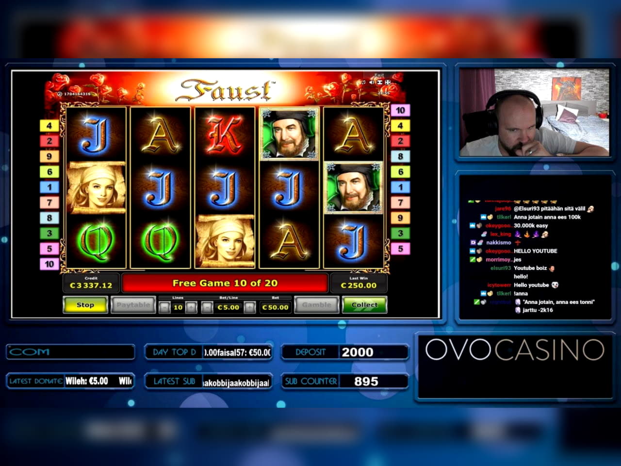 120 free spins no deposit at Yes Casino 