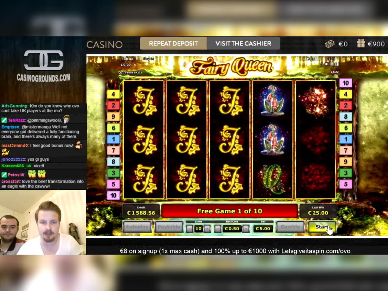 £595 Free Chip at Golden Star Casino