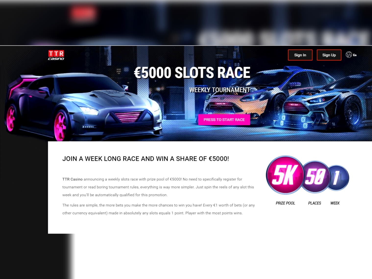 280% Best signup bonus casino at Top Casino