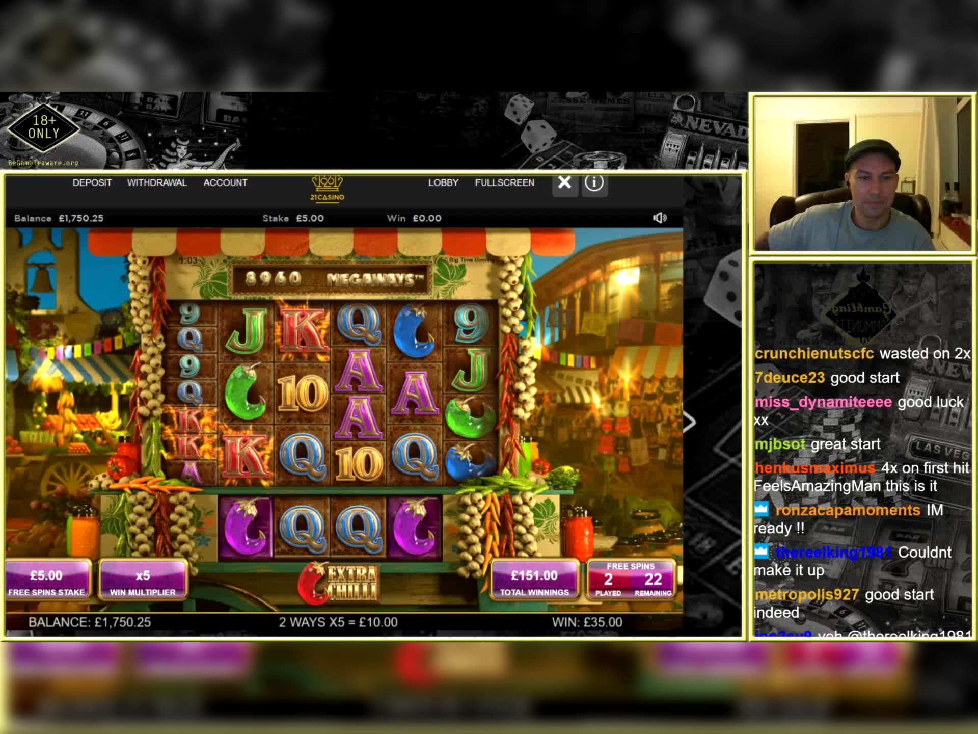 245 Free Spins no deposit at Grandivy Casino