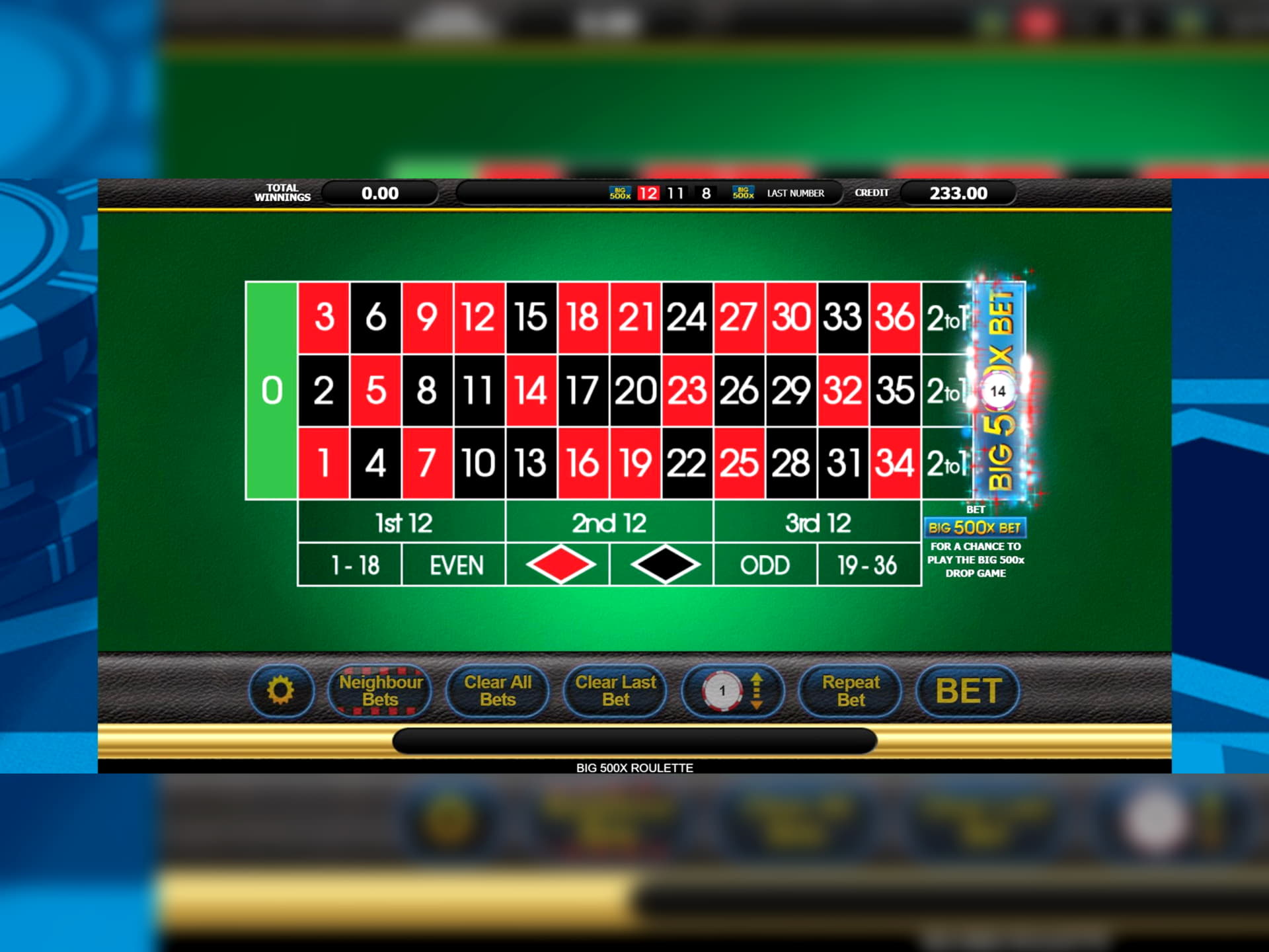 EURO 100 Online Casino Tournament at Uptown Aces Casino