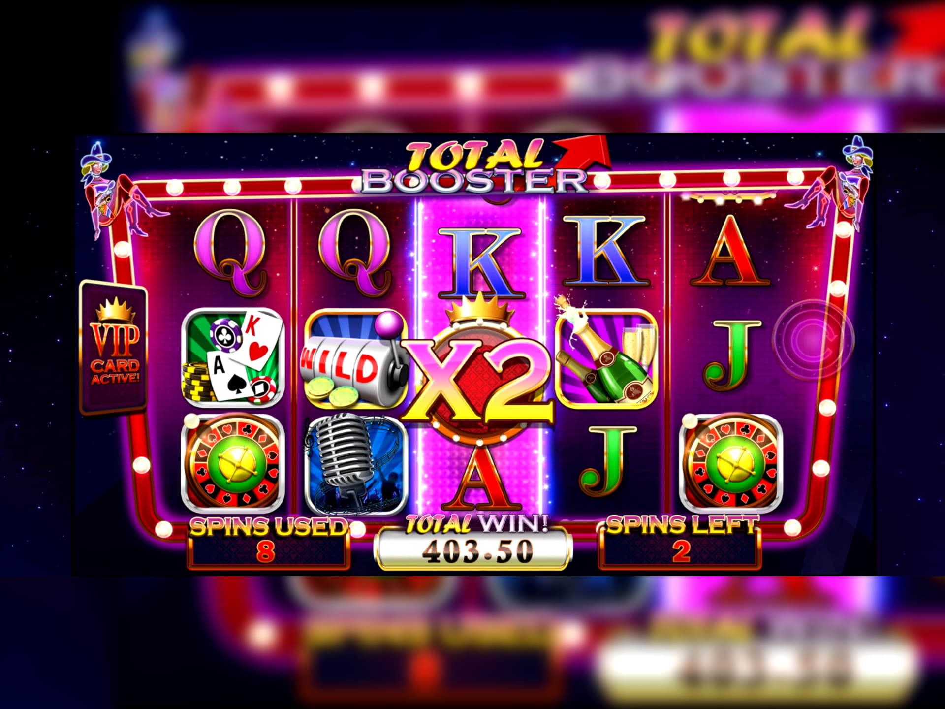 800% Deposit match bonus at Vegas Palms Casino