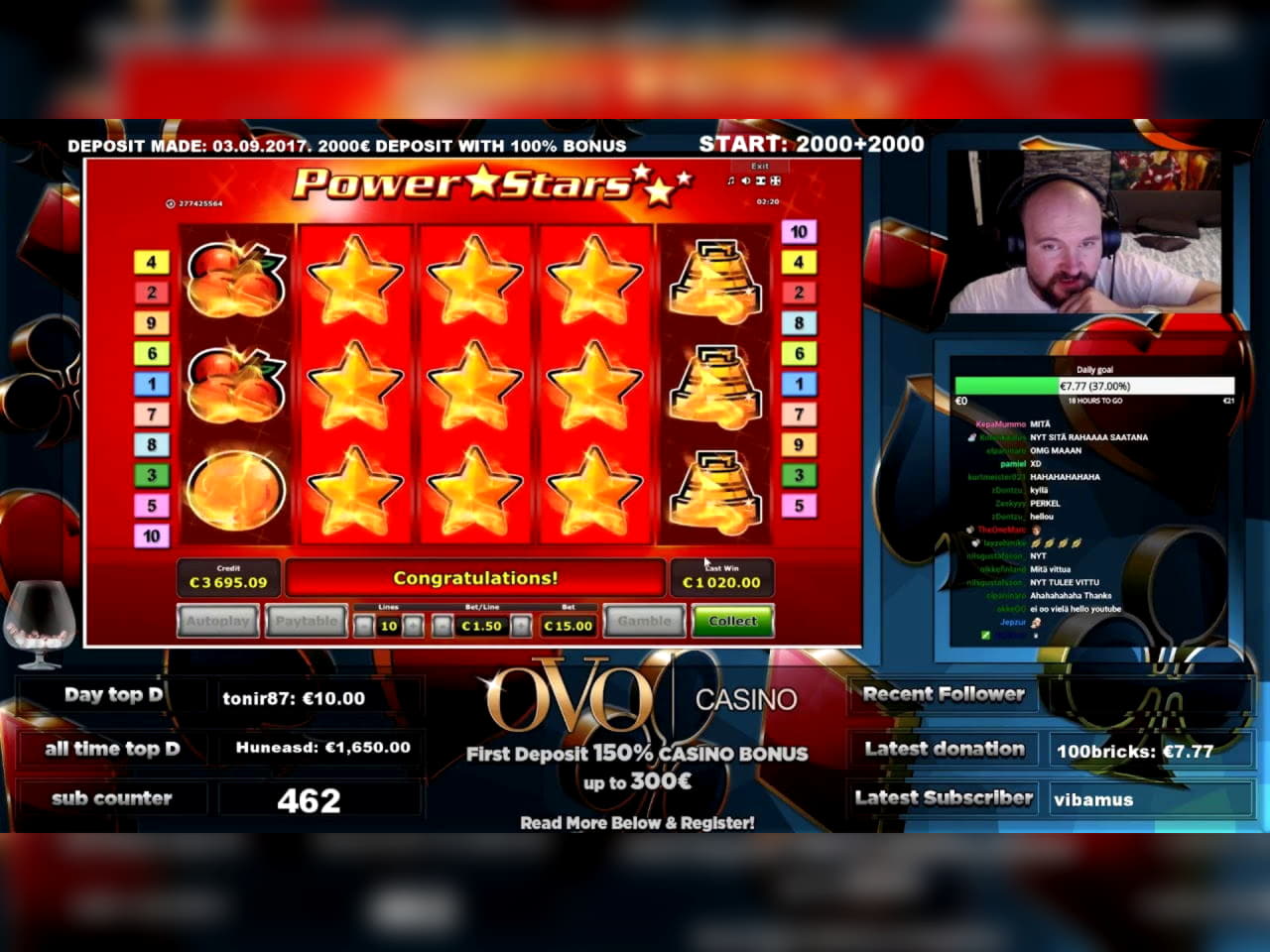 €240 NO DEPOSIT BONUS CODE at Win Jackpot Casino