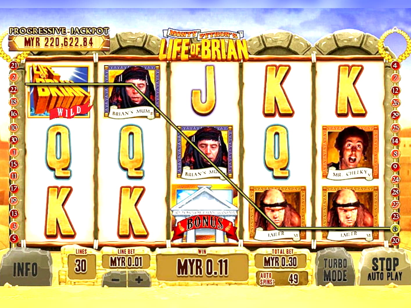 EUR 325 free chip at Mansion Bet Casino