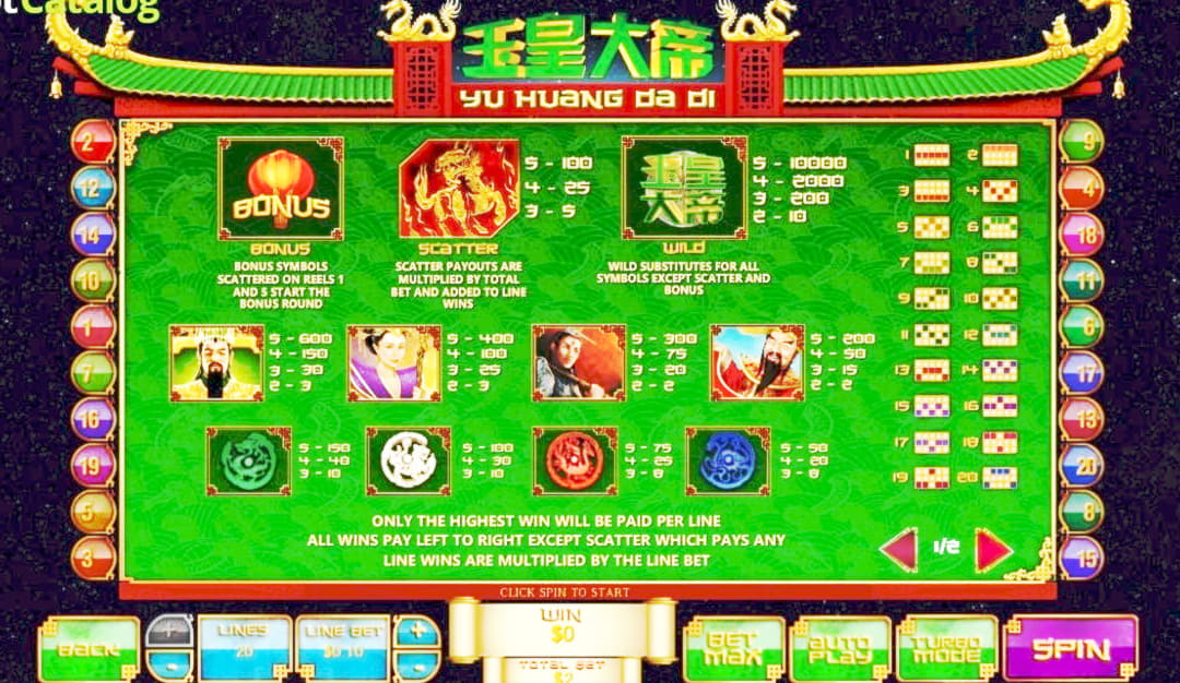 265 free casino spins at Casino Luck