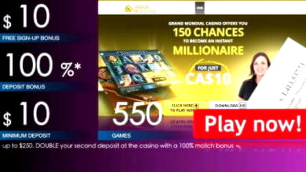 Eur 320 Free chip at William Hill Casino