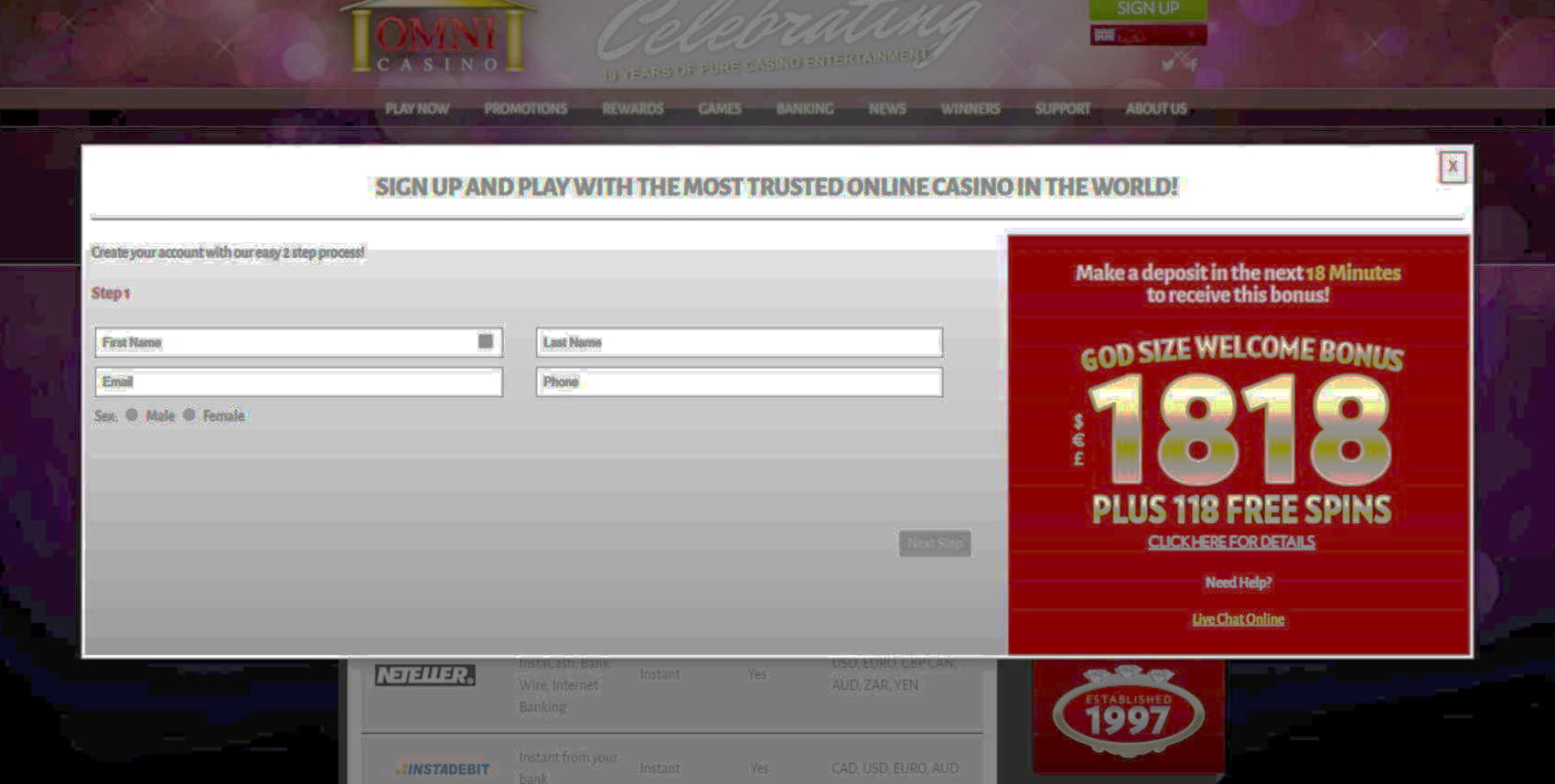 855% Best Signup Bonus Casino at Leo Vegas Casino