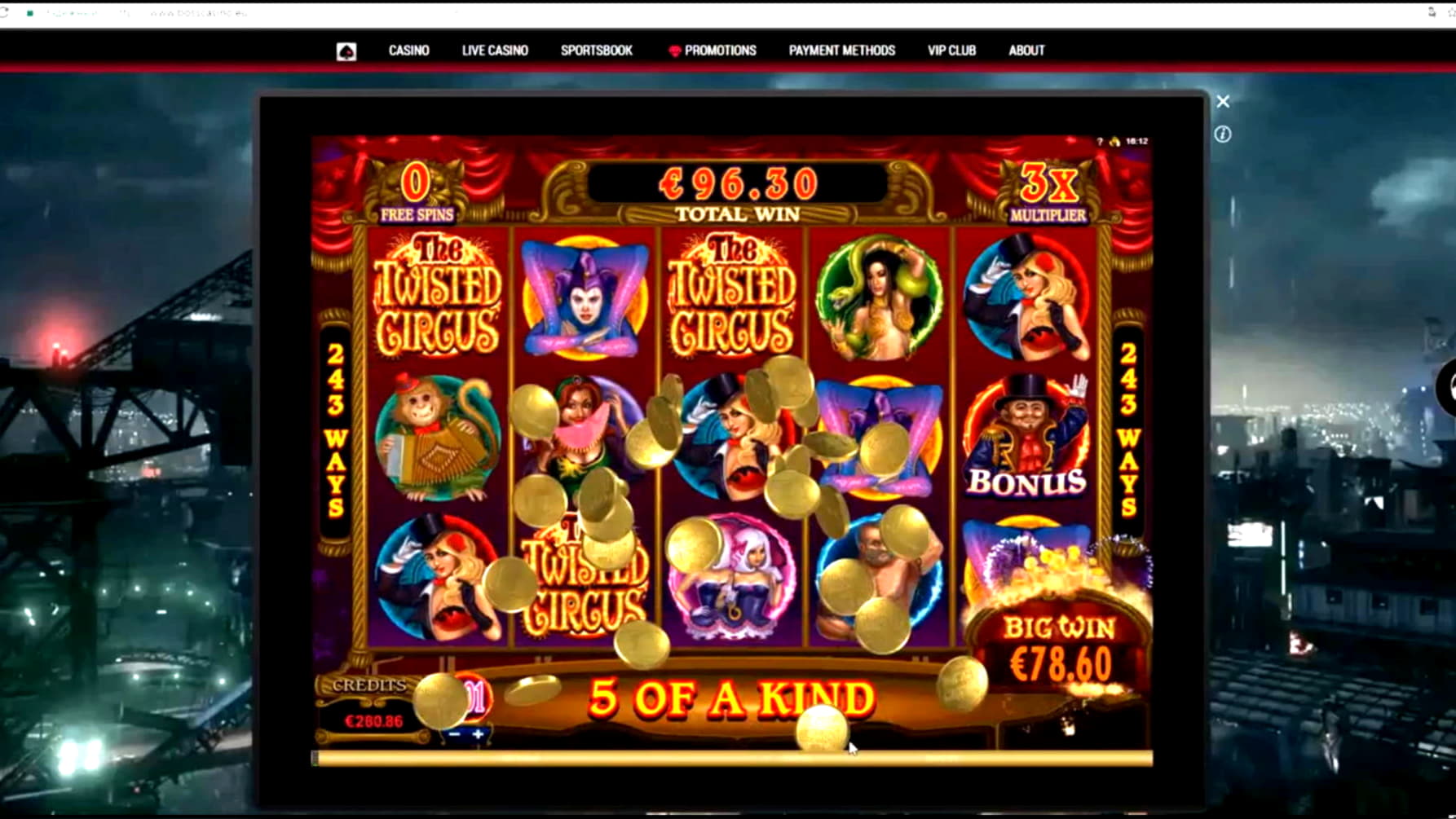 EUR 545 Casino Chip at Inter Casino