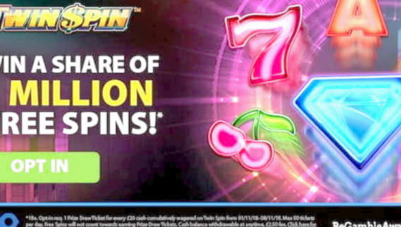 175 Loyal Free Spins! at Slots Million Casino