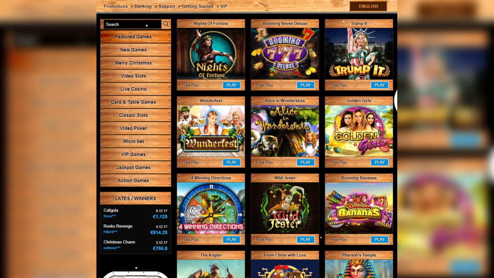 111 Trial Spins at bWin Casino