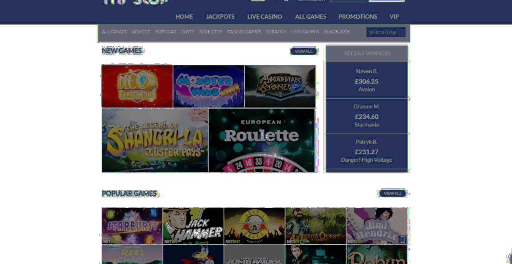 520% Deposit match bonus at Alf Casino
