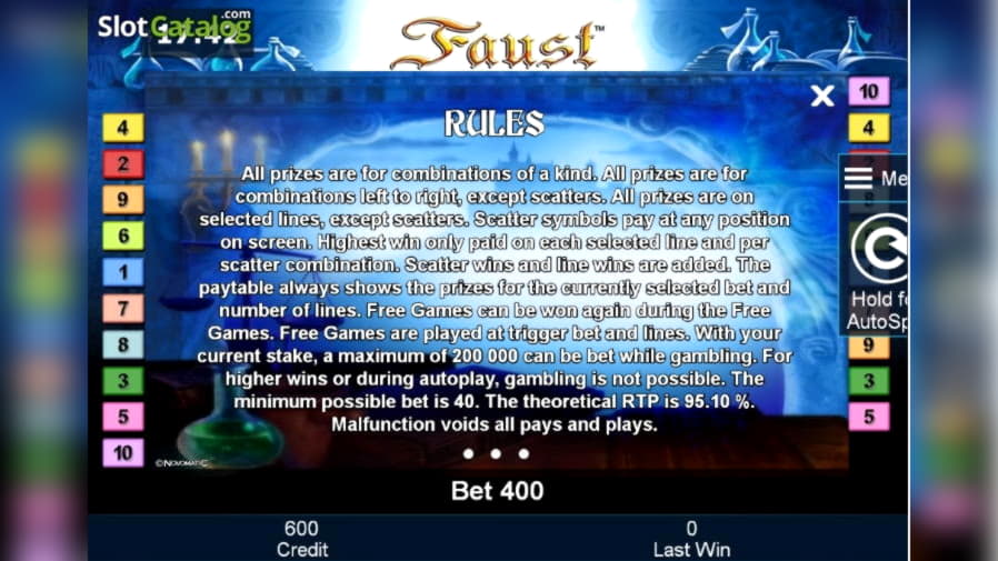 170 free spins casino at Eurogrand Casino