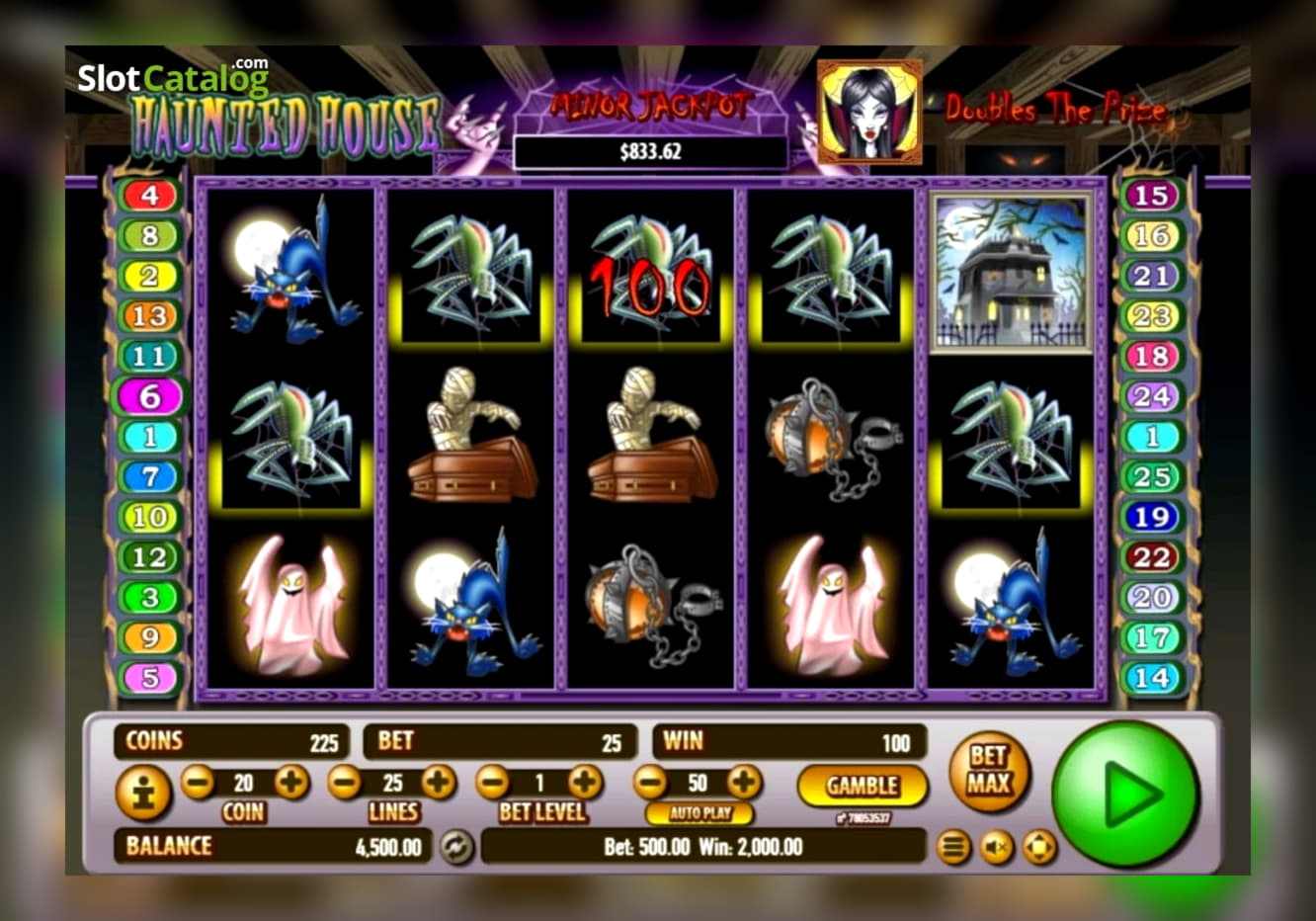 185 free spins at Eurogrand Casino