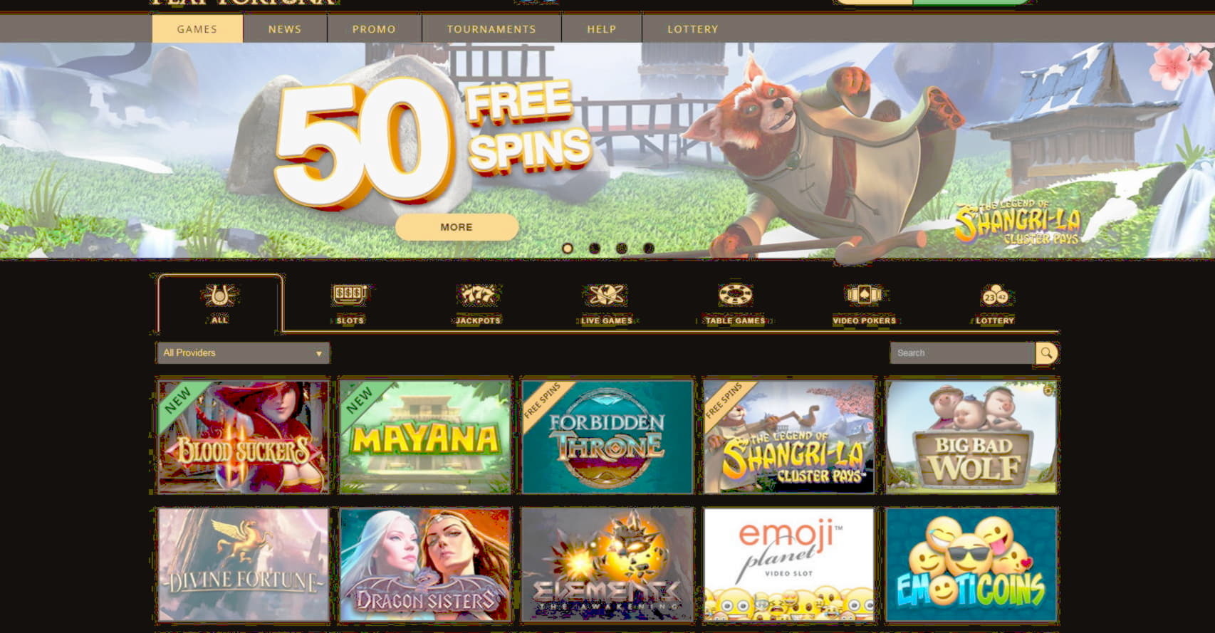 10 Free spins at Guts Casino