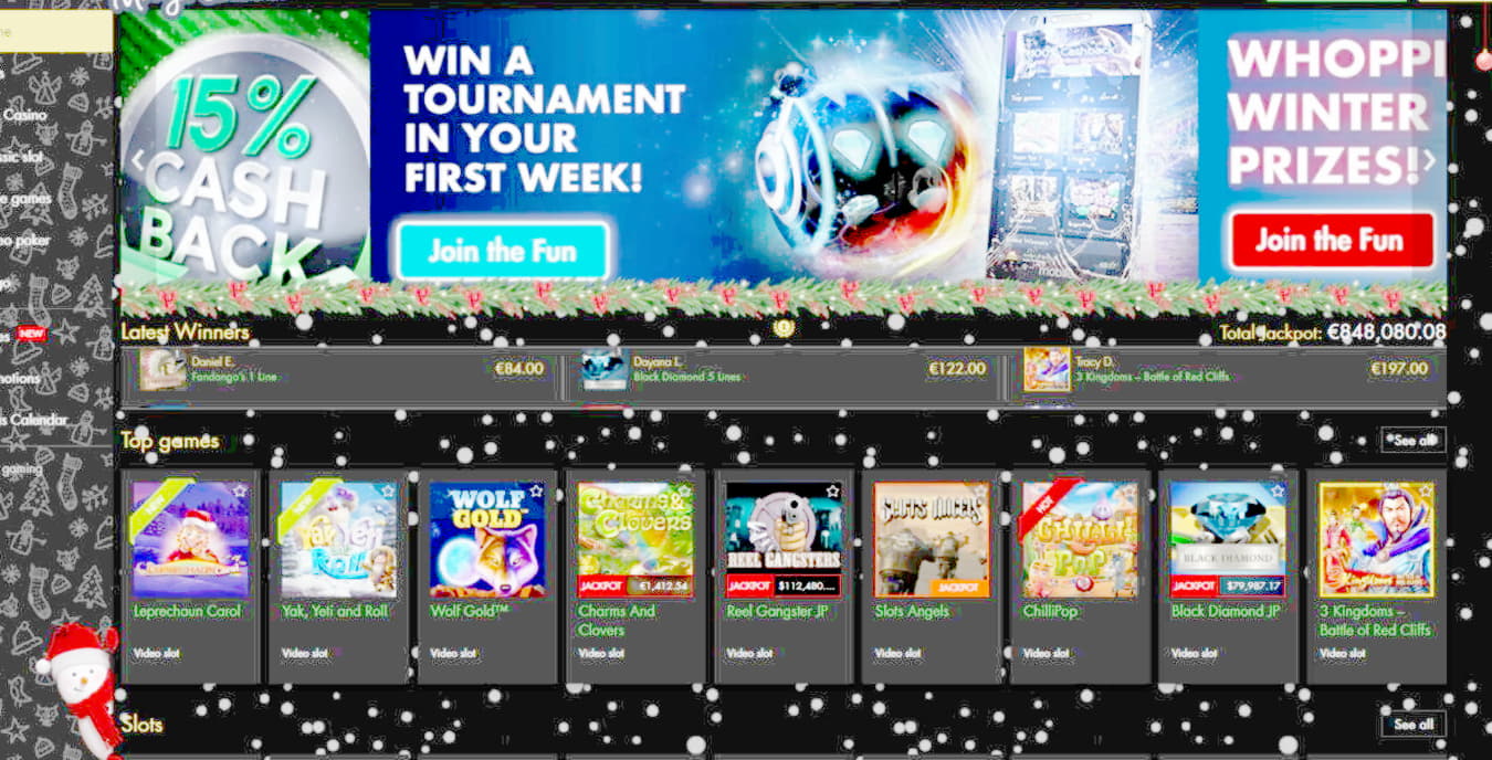 EURO 465 Free Cash at Party Casino