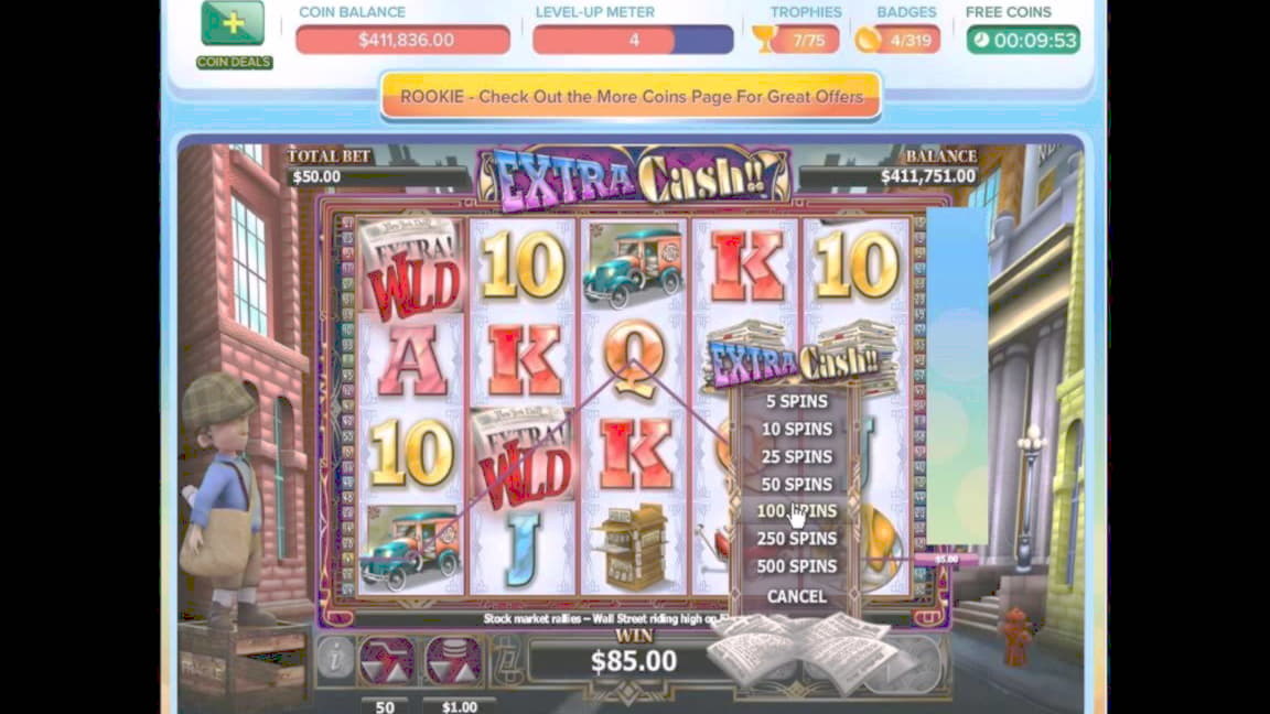 775% Casino match bonus at Vera and Jhon Casino