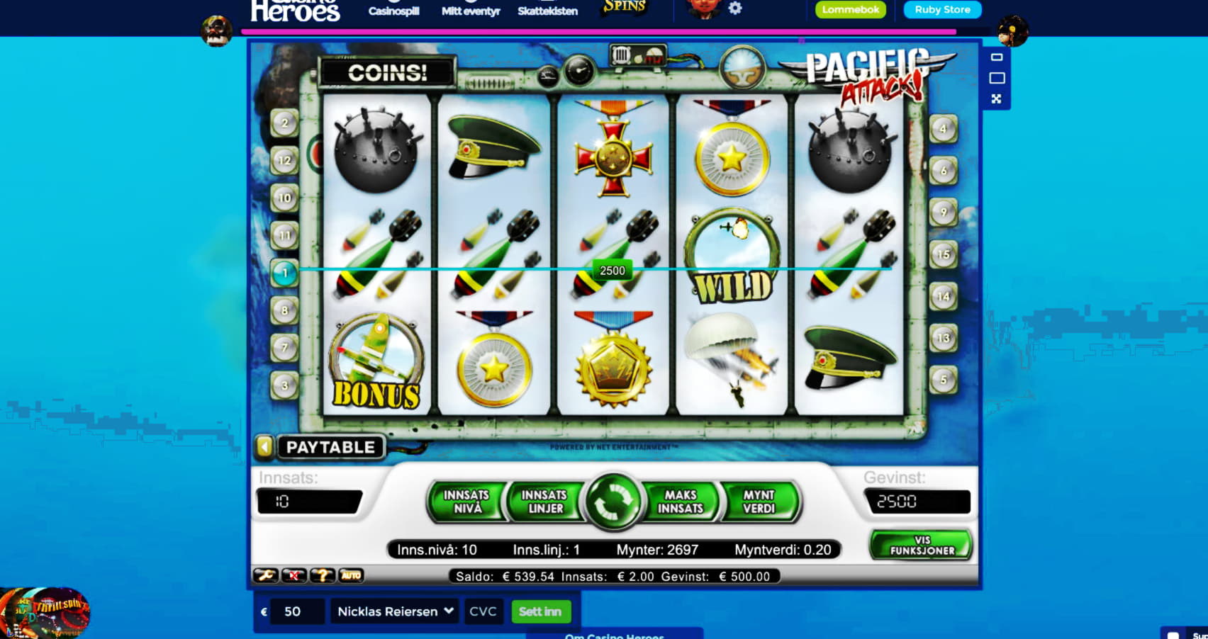 110 free spins no deposit at 7 Reels Casino