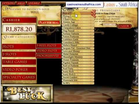 Davinci's Au South African Casino review – South African Casinos in South Africa