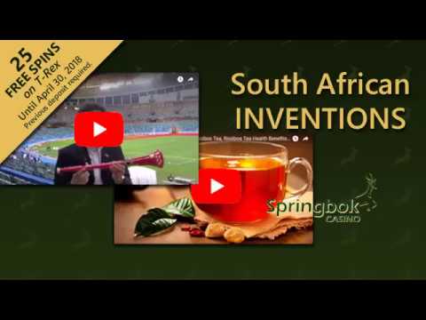 South African Inventions Tribute at Springbok Online Casino South Africa