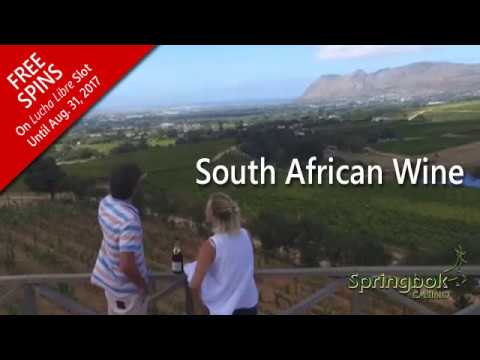 Springbok South African Casino Salutes South African Vineyards during Wine Month