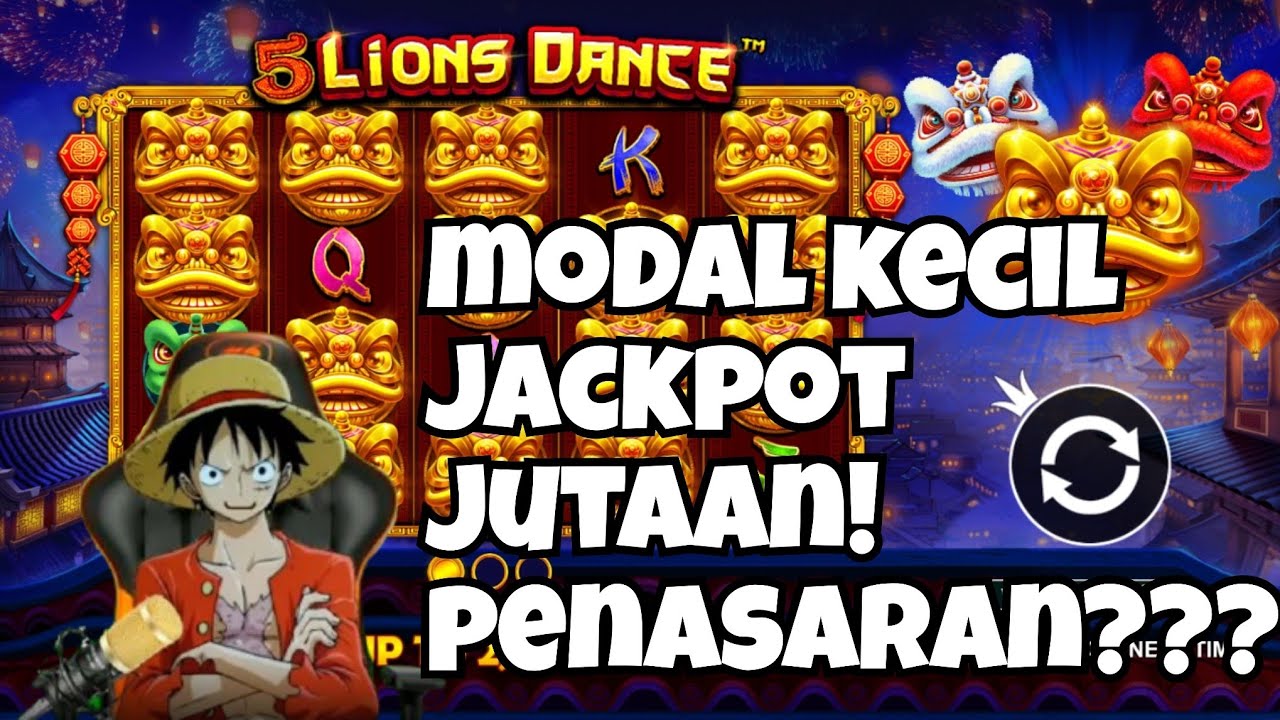 SLOT MUDAH MENANGNYA!! 5 LION DANCE ? PRAGMATIC PLAY #slotgame #aztecgems #trikslot