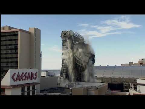 Trump South African Casino implosion | The former Trump Plaza South African Casino in Atlantic City is coming downwards this morning.