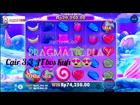 Sweet bonanza cair 3,3 JT bos??pragmatic play #agen138 #slot #slotonline