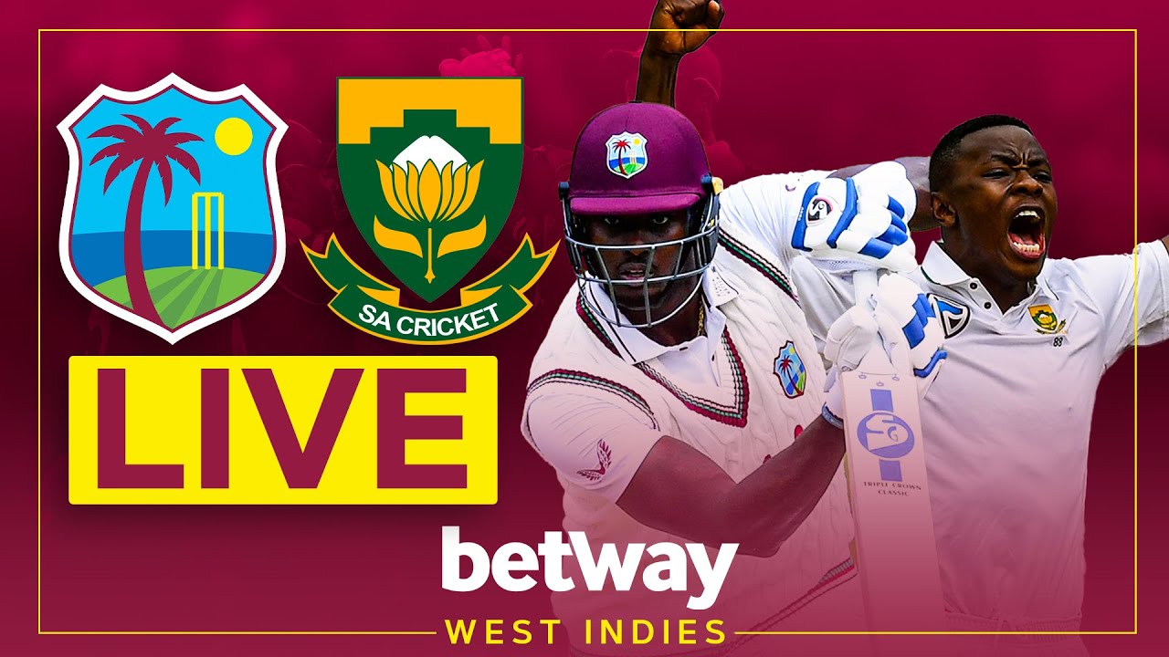 ? LIVE | West Indies v South Africa | 1st Test Day 5 | Betway Test Series