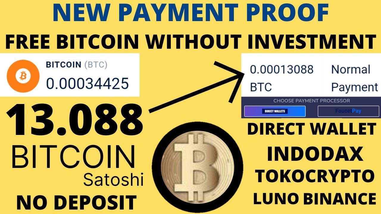 WD 13.088 BITCOIN SAT (BTC GRATIS LANGSUNG WD) KE FAUCETPAY-BISA WD DIRECT WALLET (BITCOIN WALLET)