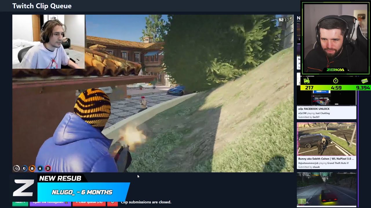 Zerkaa Reacts to CG Robbing GG, Custom Mandem Drips, Dean's Shooting Imitation & More GTA RP Clips