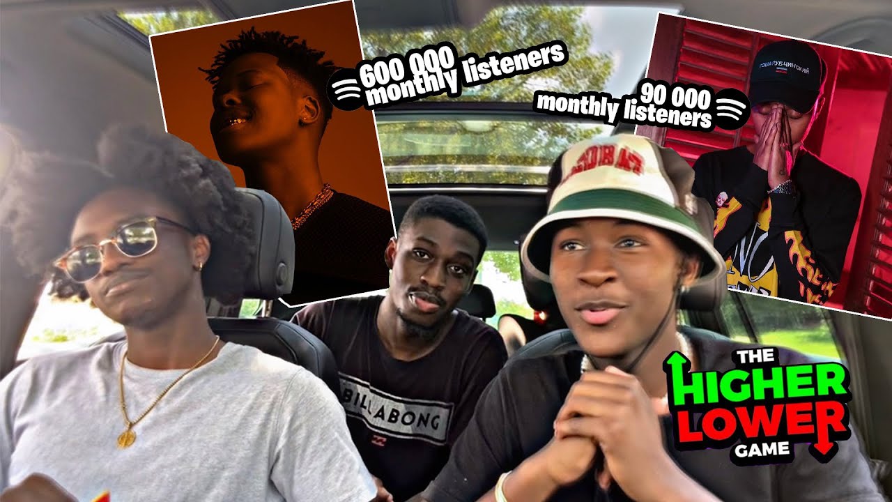 HIGHER OR LOWER WITH SA ARTISTS | Spotify Monthly Listeners ??
