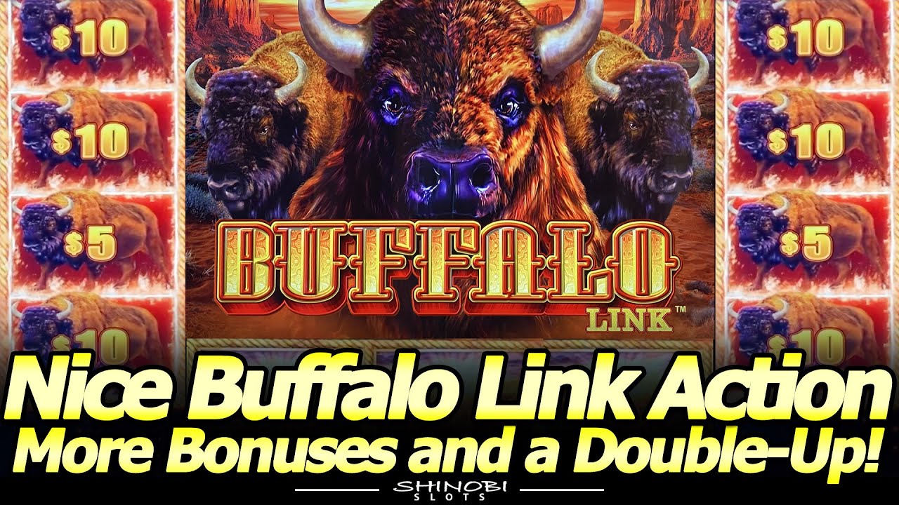 Nice Buffalo Link Action! More unloosen Games and take hold & Spin Bonuses with a quick Double-Up session!