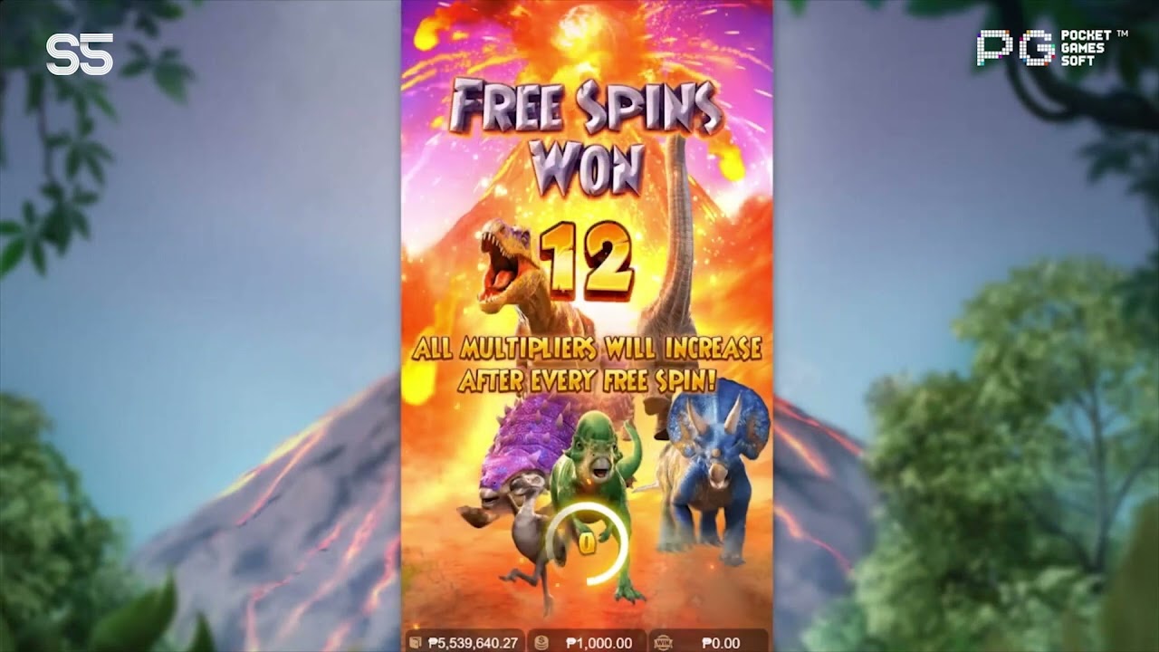 Jurassic Kingdom may pa-Big Win ng ₱285,500 sa S5 South African Casino