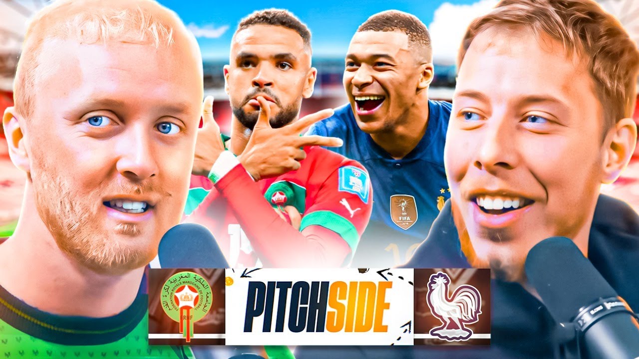 FRANCE 2-0  MOROCCO ft. W2S, CALFREEZY & BUVEY – Pitch Side LIVE!