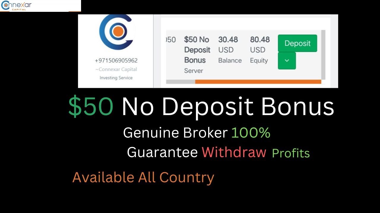  No deposit bonus withdrawal proof Connexer Capital Broker