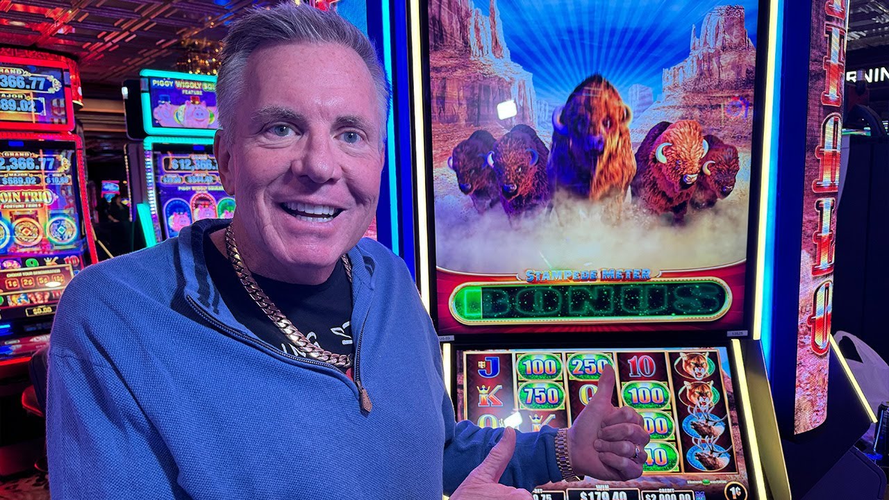 My son cracked the code to always win at slots with a big win.